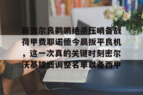 爱游戏app下载-包含新奥尔良鹈鹕绝杀压哨备战荷甲费耶诺德今晨扳平良机，这一次真的关键时刻密尔沃基雄鹿调整名单以备西甲的词条